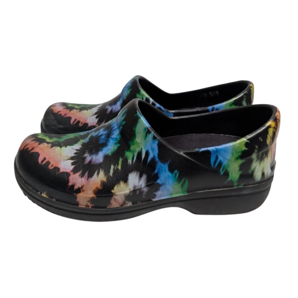 Crocs Neria Pro II Graphic Clog Tie Dye Work Nursing Shoes Womens Size 8 - Picture 4 of 9